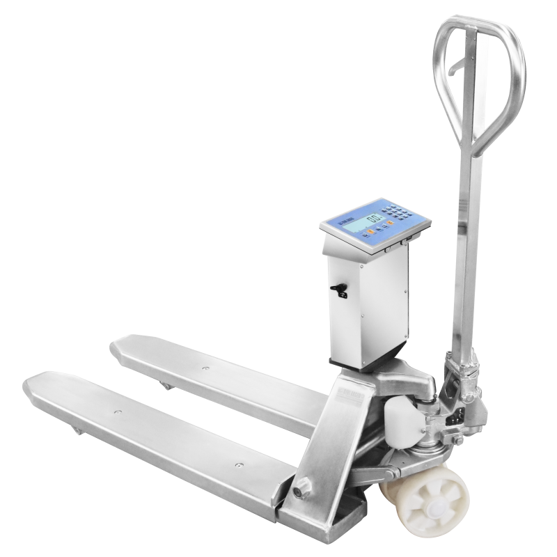 Transpalette peseur inox - Timber balance professionnelle