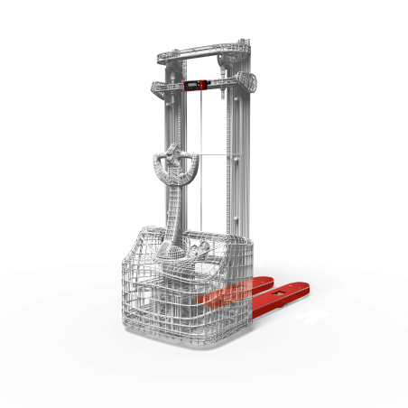 Pesage embarqué 2000 kg / 1 kg - Timber balance professionnelle