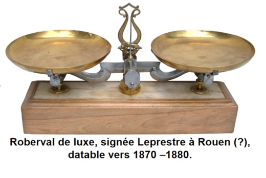 Roberval luxe, signée Leprestre