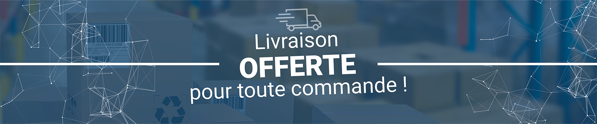 Livraison OFFERTE sur tout le site